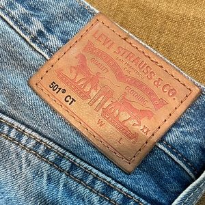 Levis 501c denim authentic size 24